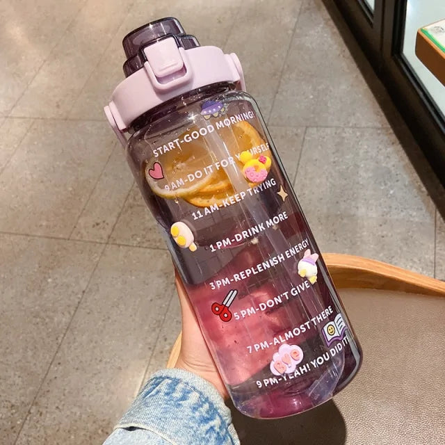 2L Large Capacity Water Bottle