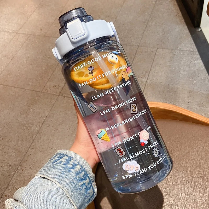 2L Large Capacity Water Bottle